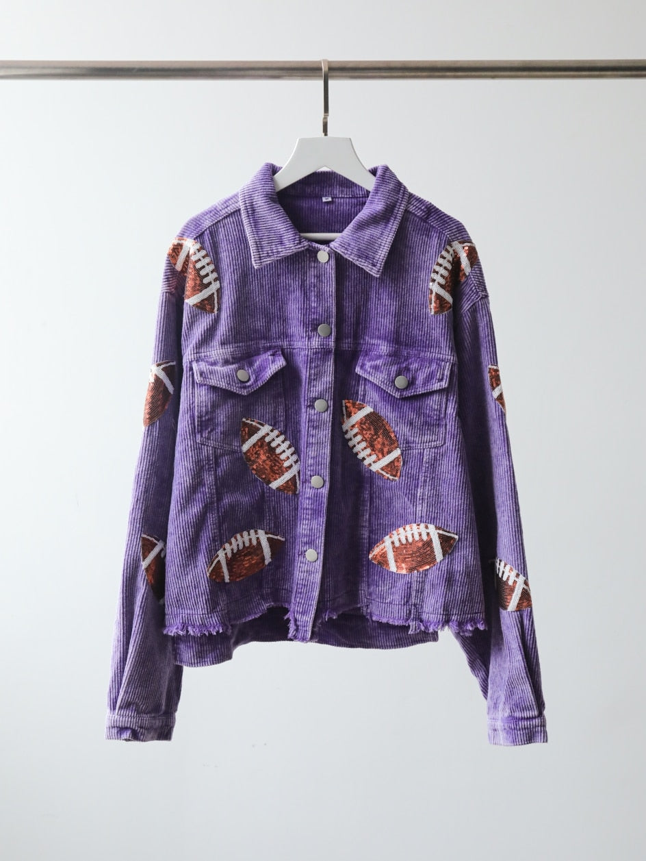 Kickoff Couture Corduroy Jacket