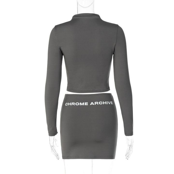 Chrome Archive Bodycon Skirt Set
